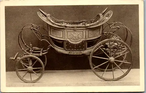 12491 -  - Schönbrunn Wagenburg , Kinderwagen Napoleon II , Herzog von Reichstadt , um 1815 von Tremblay in Paris gebaut - nicht gelaufen