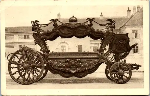 12496 -  - Schönbrunn Wagenburg , Schwarzer Leichenwagen , Wiener Arbeit 1877 - nicht gelaufen