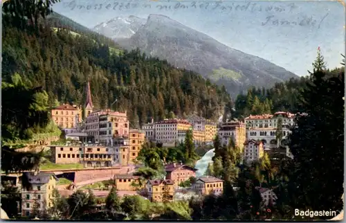 12514 - Salzburg - Badgastein , Panorama - gelaufen 1930