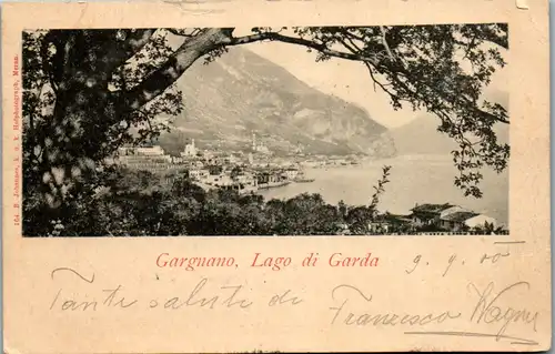 12516 - Italien - Gargnano , Lago di Garda - gelaufen 1900