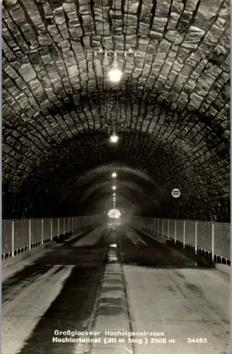 12530 - Kärnten - Groß Glockner Hochalpenstrasse , Hochtortunnel - gelaufen