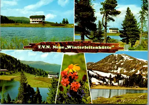 12556 - Steiermark - Judenburg , T. V. N. neue Winterleitenhütte , Seetaler Alpen , Mehrbildkarte - gelaufen 1982