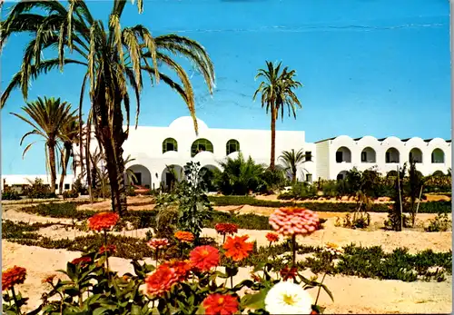 12579 - Tunesien - Hotel el Bousten , Djerba , Hotel el Bousten - gelaufen 1980