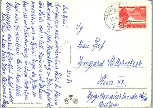 12591 - Schweiz - Zürich , Limmatquai , Straßenbahn - gelaufen 1958