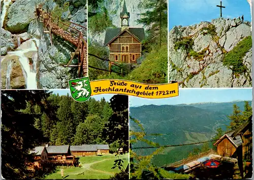 12595 - Steiermark - Hochlantschgebiet , Bärnschützklamm , Schüsserlbrunn , Zum guten Hirten , Steirischer Jockl - gelaufen 1984