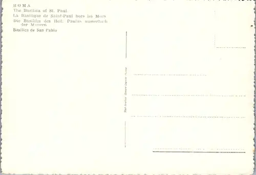 12599 - Italien - Roma , Rom , Basilica di S. Paolo fuori le mura - nicht gelaufen