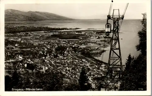 12624 - Vorarlberg - Bregenz , Pfänderbahn , Seilbahn - gelaufen 1953