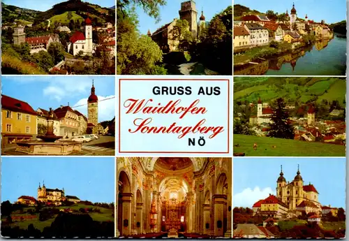 12626 - Niederösterreich - Waidhofen an der Ybbs , Sonntagberg , Mehrbildkarte  - gelaufen 1980