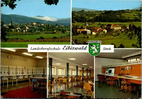 12635 - Steiermark - Eibiswald , Landesberufsschule - gelaufen 1973