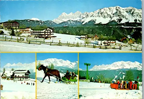 12656 - Steiermark - Schladming , Rohrmoos , Blick gegen das Dachsteinmassiv , Mehrbildkarte - gelaufen 1982