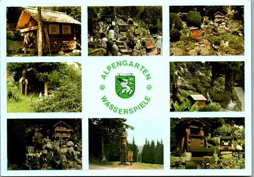 12658 - Steiermark - Waldbach , Alpengarten Wasserspiele , A. u. F. Wiedner - nicht gelaufen