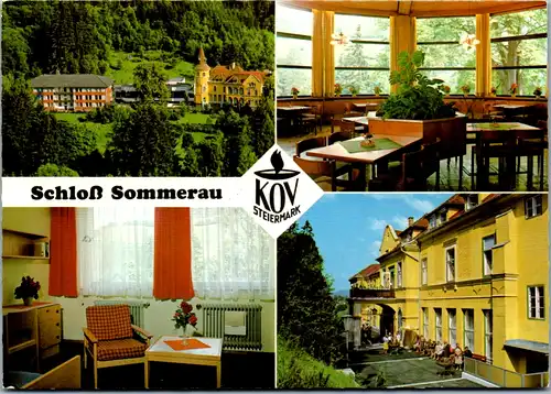 12659 - Steiermark - Spital am Semmering , Schloss Sommerau , Mehrbildkarte - gelaufen 1981