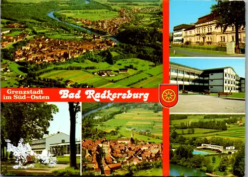 12682 - Steiermark - Bad Radkersburg , Krankenhaus , Landerberufsschule , Kurhotel , Altstadt , Mehrbildkarte - gelaufen