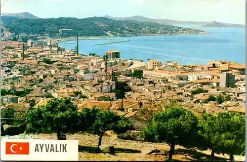 12704 - Türkei - Ayvalik , Panorama - gelaufen 1984