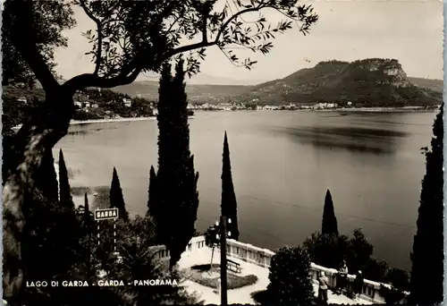 12706 - Italien - Garda , Lago di Garda , Panorama - gelaufen 1952
