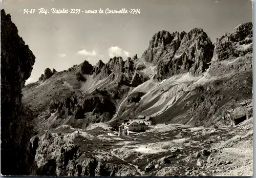 12708 - Italien - Rifugio Vajolet verso le Coronelle - gelaufen 1965