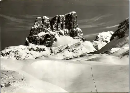 12709 - Italien - Cortina d' Ampezzo , L' Averau visto dal Passo Falzarego  - gelaufen 1972