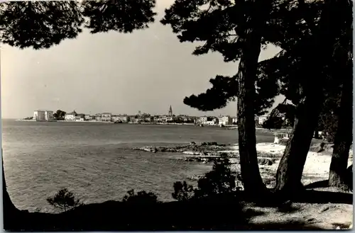 12727 - Kroatien - Porec , Panorama - gelaufen 1962