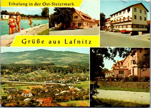 12756 - Steiermark - Lafnitz , Bad , Gasthof Egger , Hotel Lafnitzerhof , Pension Haspel  - gelaufen 1973