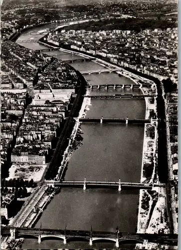12802 - Frankreich - Les Ponts , Rhone - gelaufen 1953
