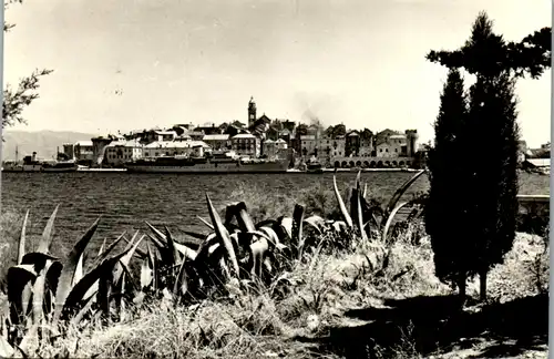 12803 - Kroatien - Korcula , Schiff - gelaufen 1966