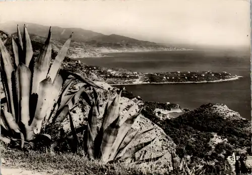 12813 - Monaco - Monte Carlo , Le Cap Martin et l' Italie prise de la Turbie - nicht gelaufen