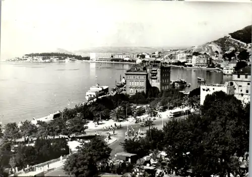 12821 - Kroatien - Split , Panorama - gelaufen 1963