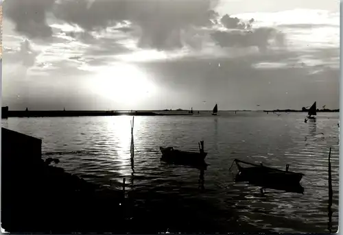 12825 - Italien - Grado , La Laguna , tramonto - gelaufen 1964