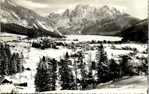 12845 - Steiermark - Alt Aussee im Winter , Panorama - nicht gelaufen