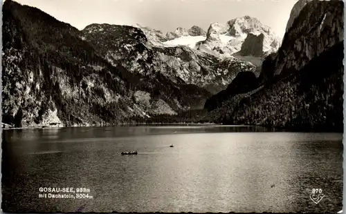 12851 - Oberösterreich - Gosau See mit Dachstein - gelaufen