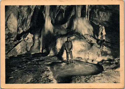 12862 - Oberösterreich - Obertraun , Dachsteinrieseneishöhle , Tristandom , Monte Christallo - nicht gelaufen