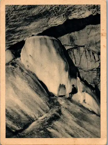 12864 - Oberösterreich - Obertraun , Dachsteinrieseneishöhle , Parzifal Dom Gralsburg - nicht gelaufen