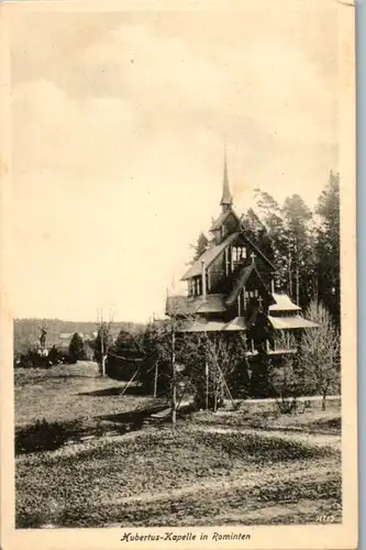 12874 - Russland - Rominten , Hubertus Kapelle , Kaliningrad , Osjorsk - nicht gelaufen