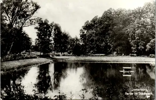 12898 - Russland - Insterburg , Tschernjachowsk , Partie im Stadtpark , Kaliningrad , Osjorsk - nicht gelaufen