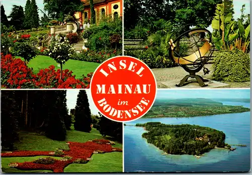12901 - Deutschland - Insel Mainau im Bodensee , Mehrbildkarte - gelaufen 1986