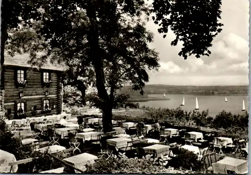 12925 - Deutschland - Berlin Wannsee , Gaststätte Blockhaus Nikolskoe - gelaufen 1961