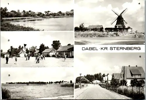 12926 - Deutschland - Dabel , Kr. Sternberg , Dabeler See , Juri Gagarin Betriebspionierlager , Windmühle , Calbe - gelaufen 1990