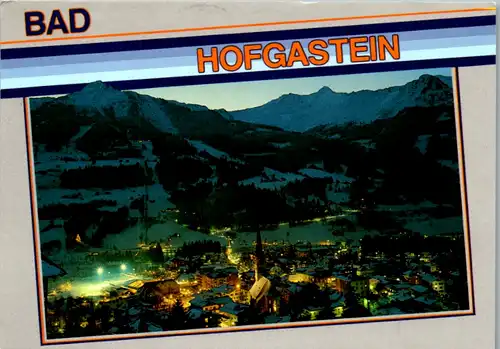 12927 - Salzburg - Bad Hofgastein , Panorama - gelaufen 1989