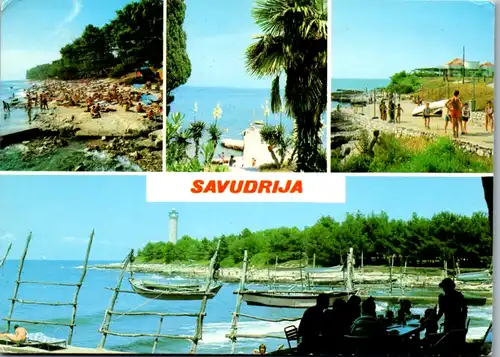 12932 - Kroatien - Savudrija , Mehrbildkarte - gelaufen 1986