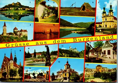 12941 - Burgenland - Mehrbildkarte - gelaufen 1984
