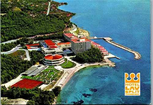 12948 - Kroatien - Split , Hotel Lav - gelaufen 1985