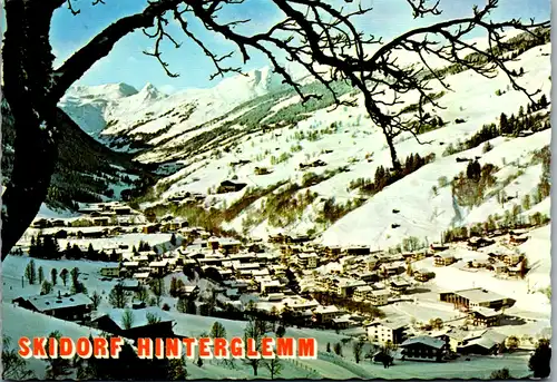 12973 - Salzburg - Hinterglemm mit Tristkogel , Skidorf - gelaufen 1980