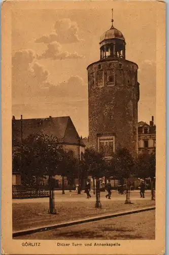 13016 - Deutschland - Görlitz , Dicker Turm und Annenkapelle - nicht gelaufen