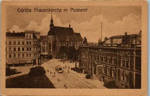 13017 - Deutschland - Görlitz , Frauenkirche mit Postamt - nicht gelaufen