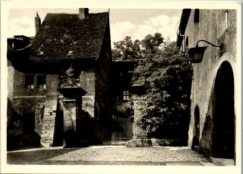 13032 - Deutschland - Weimar , Wittumspalais , Einfahrt - nicht gelaufen