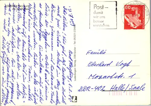 13058 - Deutschland - Bad Harzburg , An der Radau - gelaufen 1980