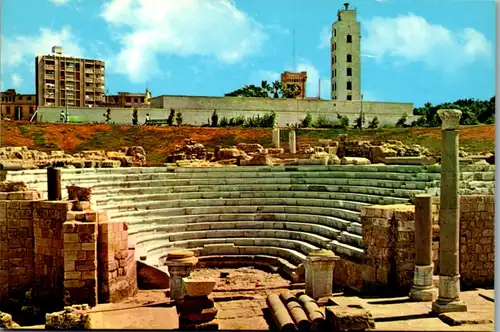 13066 - Ägypten - Alexandria , The Roman Theatre , Römisches Theater - gelaufen