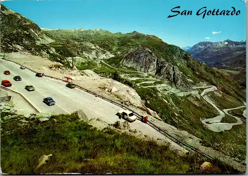 13083 - Schweiz - San Gottardo , Gotthardpass - gelaufen