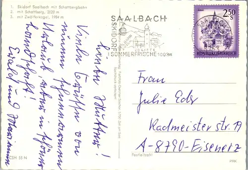 13102 - Salzburg - Saalbach , Schattbergbahn , Schattberg , Zwölferkogel - gelaufen