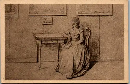 13174 - Künstlerkarte - Christiane von Goethe , Lips - nicht gelaufen